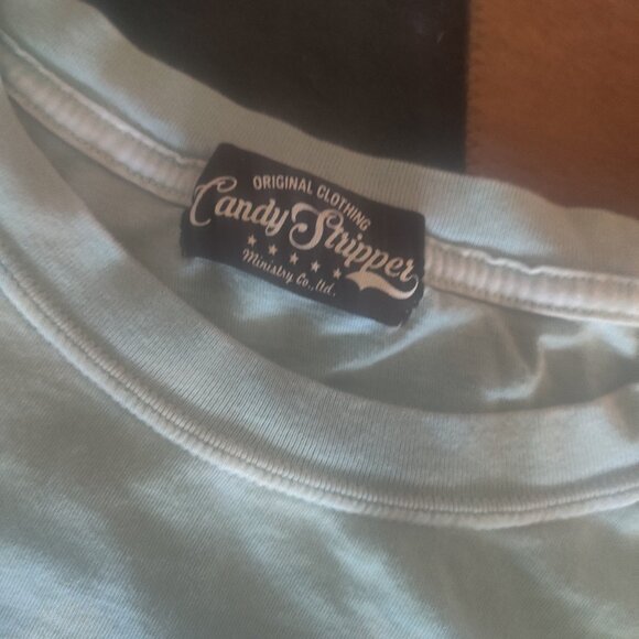 Candystripper dinosaur Tee OS Oversized - Picture 2 of 3